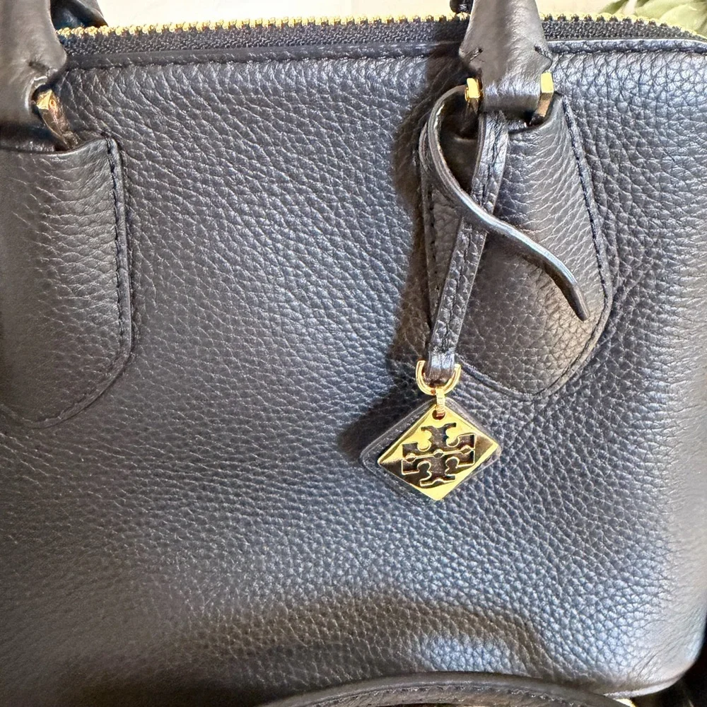 Authentic Tory Burch mini Swing leather satchel